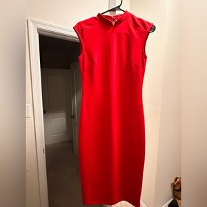 SOLD Red sleeveless Zara Dress